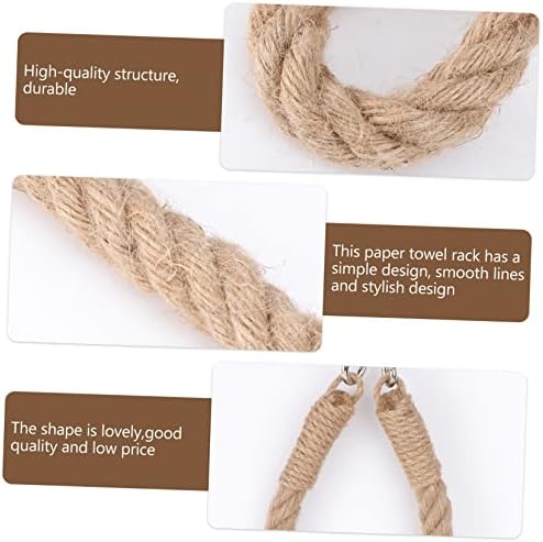 jojofuny Creative Rope Toilet Paper Holder