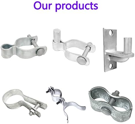 Aiwaiufu 2 Pack Chain Link Gate Post Hinge