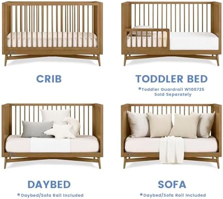 Delta Children Dylan 4-in-1 Convertible Crib Acorn