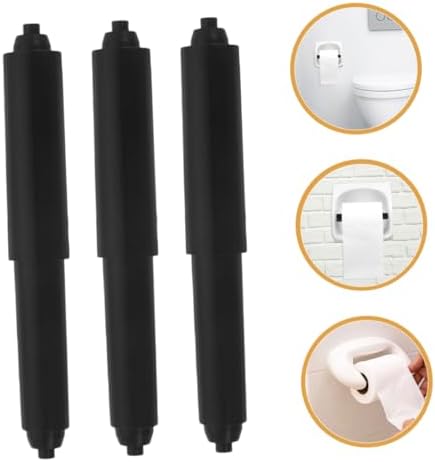 Hemobllo 3pcs Spring Loaded Toilet Paper Holder Replacement Rod