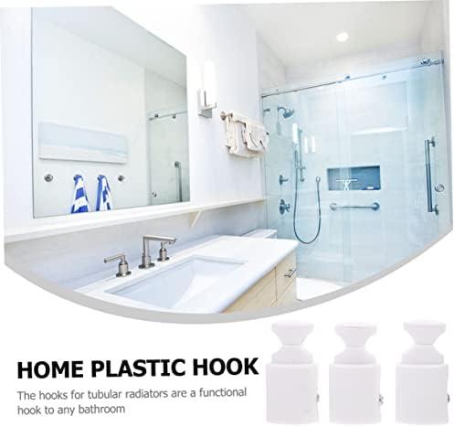 3pcs Plastic Radiator Hooks Space Saving Towel Hangers
