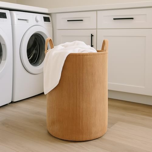 PUTSKA Laundry Basket Hamper Extra Large Brown