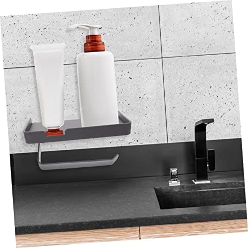 Sturdy Toilet Paper Holder with Wall Mount Shelf