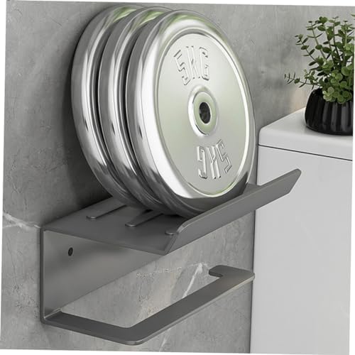 Amosfun Wall-Mounted Toilet Paper Holder with Shelf 1