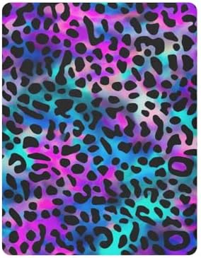 Jihqo Holographic Leopard Print Crib Sheets Pack N Play 1