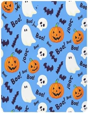 FUGIDOG Halloween Boo Crib Sheets Set