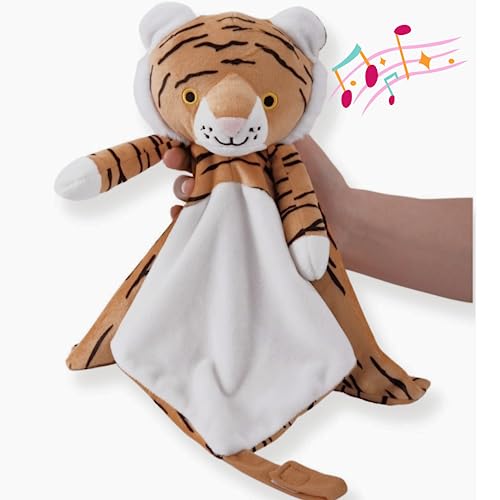 Love By Emi 4-in-1 Sound Machine Plush Tiger Blanket