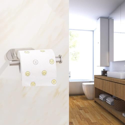 Self Adhesive Toilet Paper Holder 3M No Drilling Rustproof