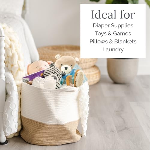 Natemia Large Woven Storage Basket - 15 x 15 x 14