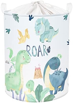Clastyle Dinosaur Collapsible Laundry Hamper Green
