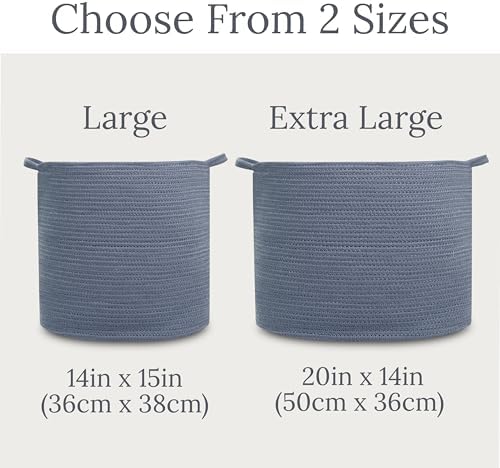 Natemia Large Woven Storage Basket - 15 x 15 x 14