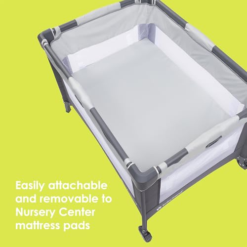 Baby Trend Dash Grey Fitted Sheets for Playard