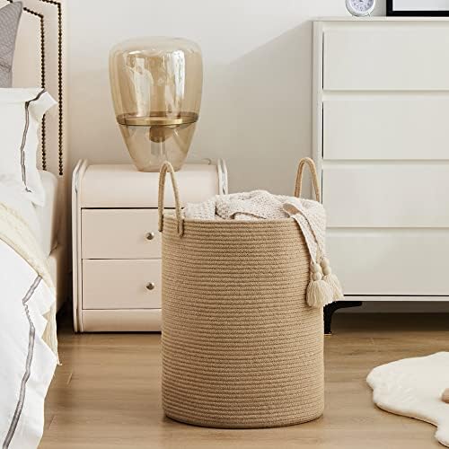 YOUDENOVA Jute Rope Tall Laundry Basket 58L 1