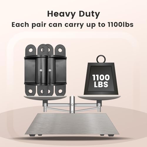 7 Heavy Duty Gate Hinge 2 Pack with Screws