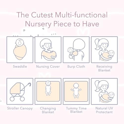 Little Jump Stretchy Jersey Knit Swaddle Blanket