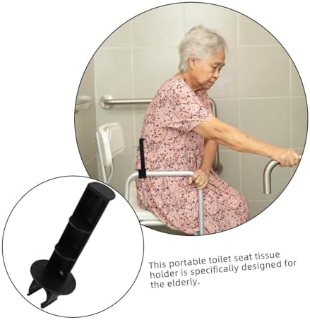 Alipis Toilet Tissue Holder for Bedside Commode Easy Mount