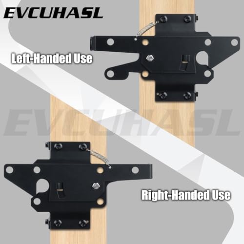Heavy Duty Black Self Locking Gate Latch