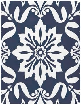 Wassud Black Tile Pattern Crib Sheets Pack and Play Fitted 27x39
