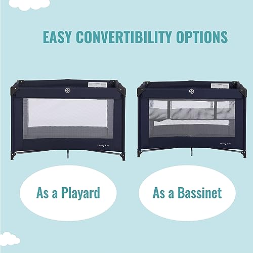 Dream On Me Zazzy Portable Playard with Bassinet