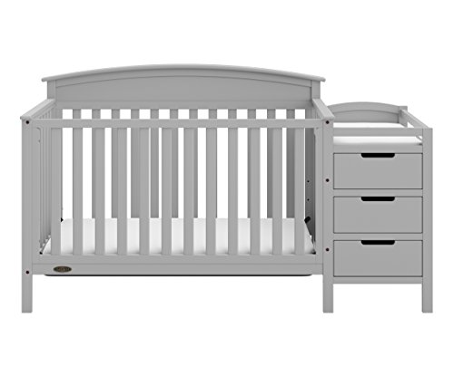 Graco Benton 4-in-1 Convertible Crib Changer - Pebble Gray