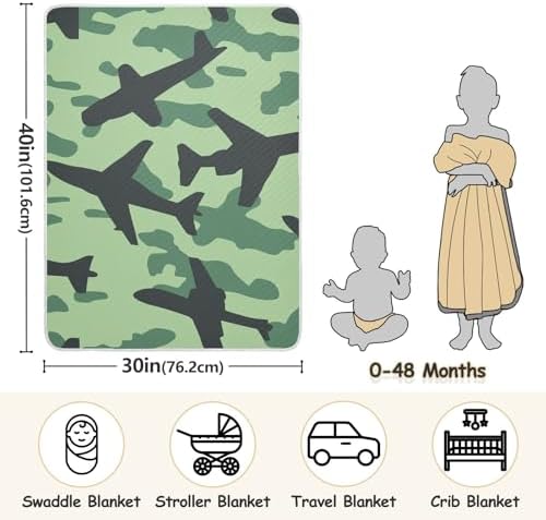 Sanluoli Monthly Milestone Blanket for Baby 30x40in