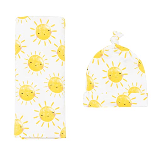 Little Sleepies Swaddle Hat Set Soft Bamboo Fabric 1