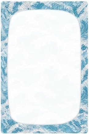 Wassud Breathable Crib Sheets Pack and Play 27x39 Inch