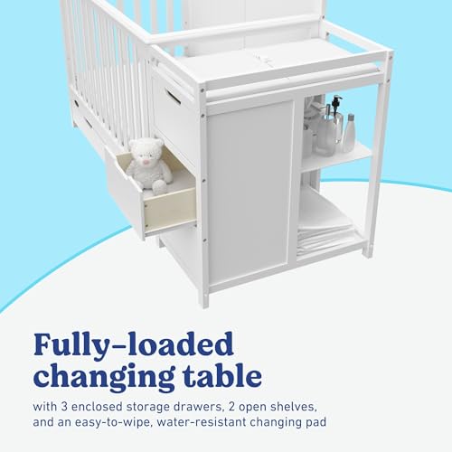 Graco Hadley 4-in-1 Convertible Crib Changer