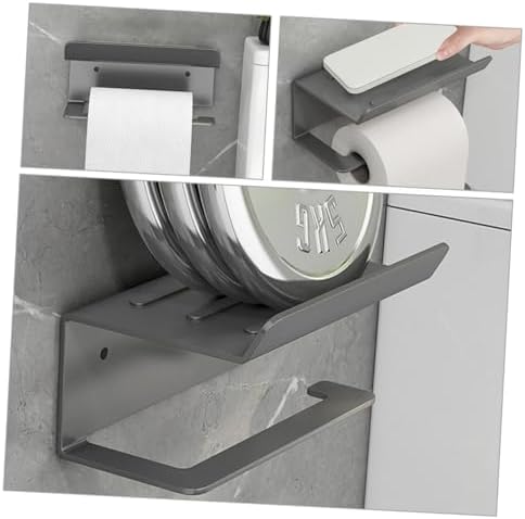 PRETYZOOM Toilet Paper Holder with Shelf