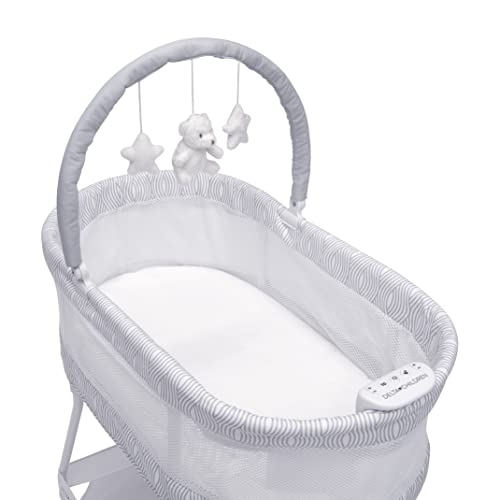 Delta Children Curve Bassinet WhiteGrey