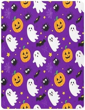 FUGIDOG Halloween Boo Crib Sheets Soft and Breathable