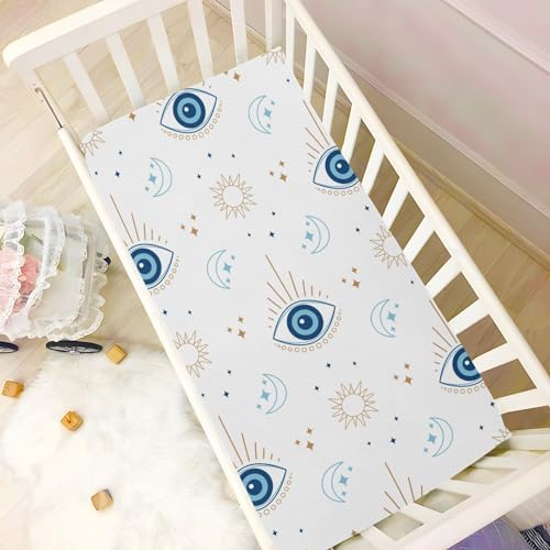 Magic Evil Eye Crib Sheets Pack N Play Set