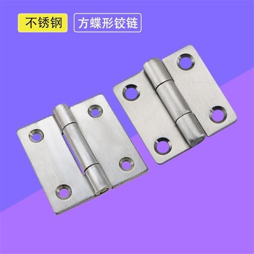 FANGZHNHT 304 Stainless Steel Square Hinge 1pcs