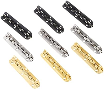 SORECI 4Pcs Gate Hinges 65x15mm Door Luggage Hinges with Screws