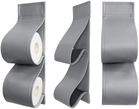 Leather Toilet Paper Holder Wall Mount No Drill