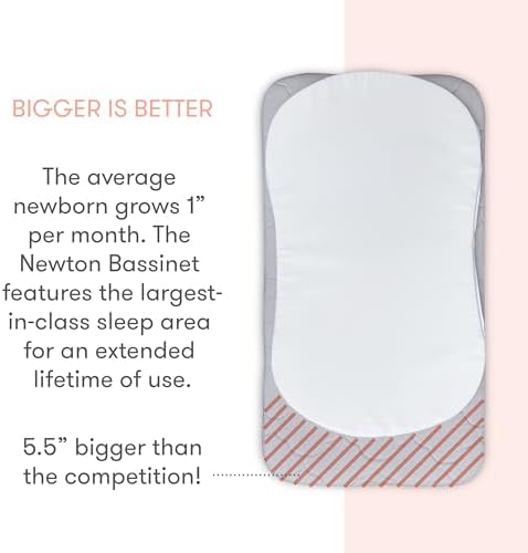 Newton Baby Bassinet with Removable Cover and Mattress 1
