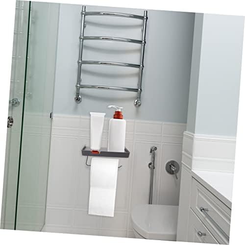 PRETYZOOM Stainless Steel Toilet Paper Holder with Shelf 1