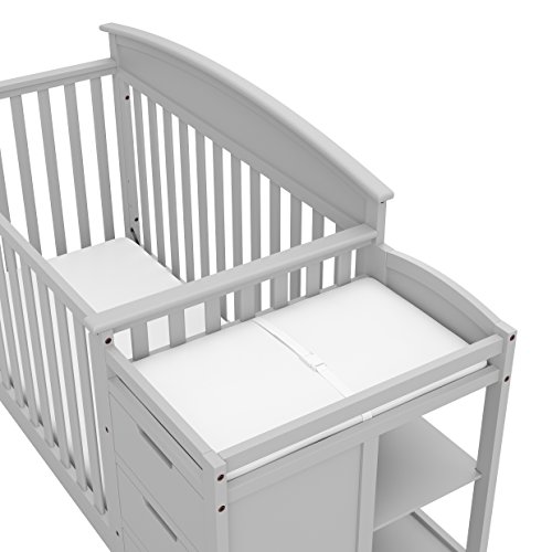 Graco Benton 4-in-1 Convertible Crib Changer - Pebble Gray