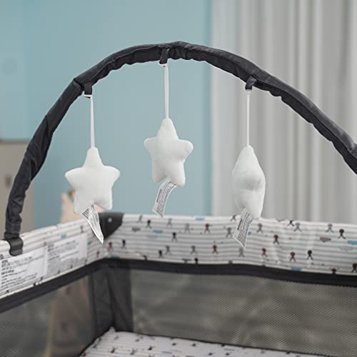 Pamo Babe Portable Playard with Padded Mat and Toy Bar 1