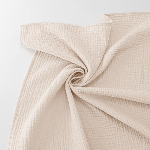 Bearmoss Soft Muslin Swaddle Blankets 3 Pack