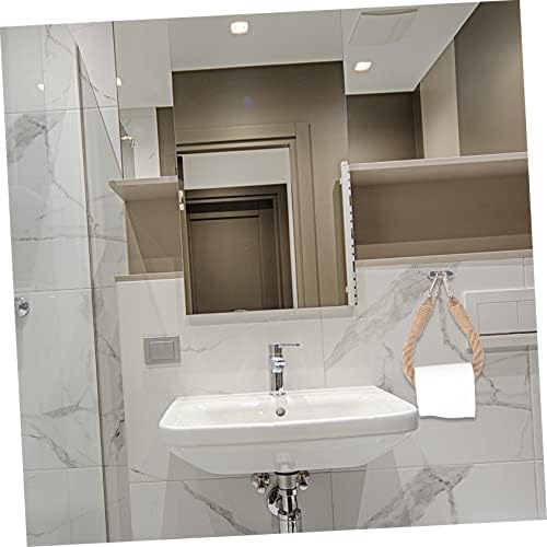 Uonlytech 1pc Rope Toilet Paper Holder Wall Storage Rack