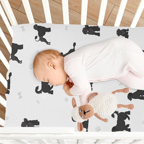 KICPOAY Fitted Crib Sheets for Baby Toddler Playard
