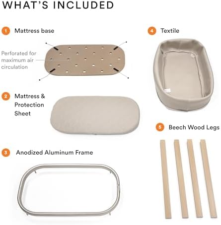 Stokke Snoozi Bassinet with Firm Mattress