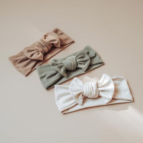 Konssy Baby Swaddle Blanket with Headband Set