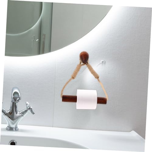MUCKLILY Toilet Paper Holder Wall Mounted Rustic Style