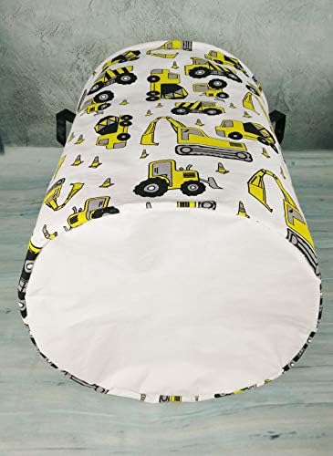 KUNRO Large Round Laundry Hamper with Waterproof Coating