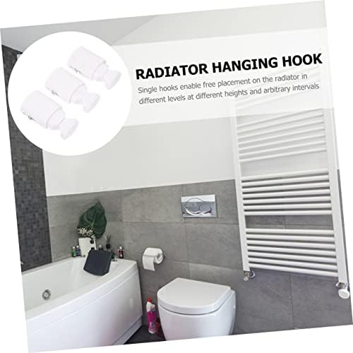 3pcs Plastic Radiator Hooks Space Saving Towel Hangers