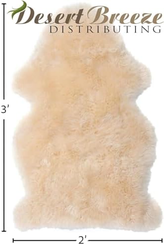 Real New Zealand Lambskin Baby Rug - 2x3 Feet