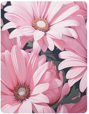 Wassud Pink Daisies Crib Sheets for Boys Girls