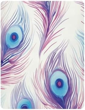 Wassud Violet Feather Crib Sheets Set